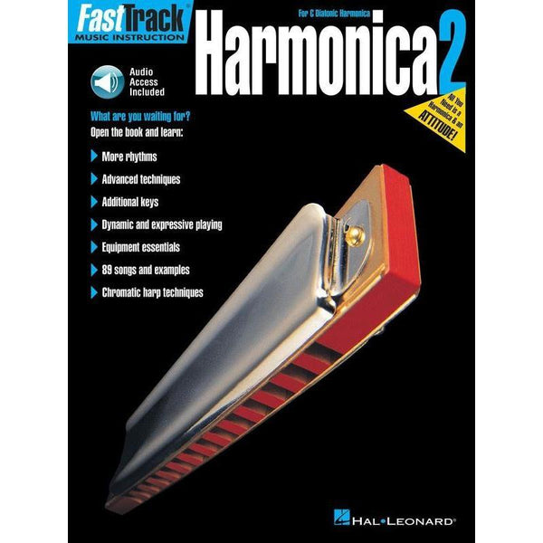 FastTrack Harmonica Method Book 2-Sheet Music-Hal Leonard-Logans Pianos