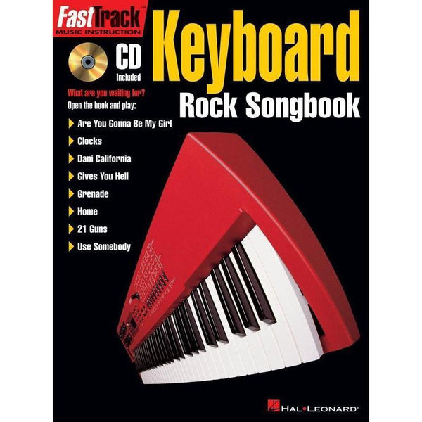 FastTrack Keyboard Rock Songbook-Sheet Music-Hal Leonard-Logans Pianos