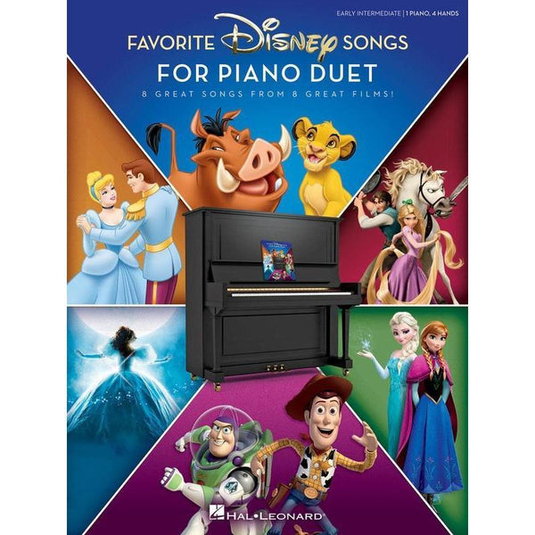 Favorite Disney Songs for Piano Duet-Sheet Music-Hal Leonard-Logans Pianos