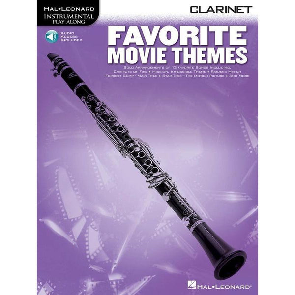 Favorite Movie Themes for Clarinet-Sheet Music-Hal Leonard-Logans Pianos