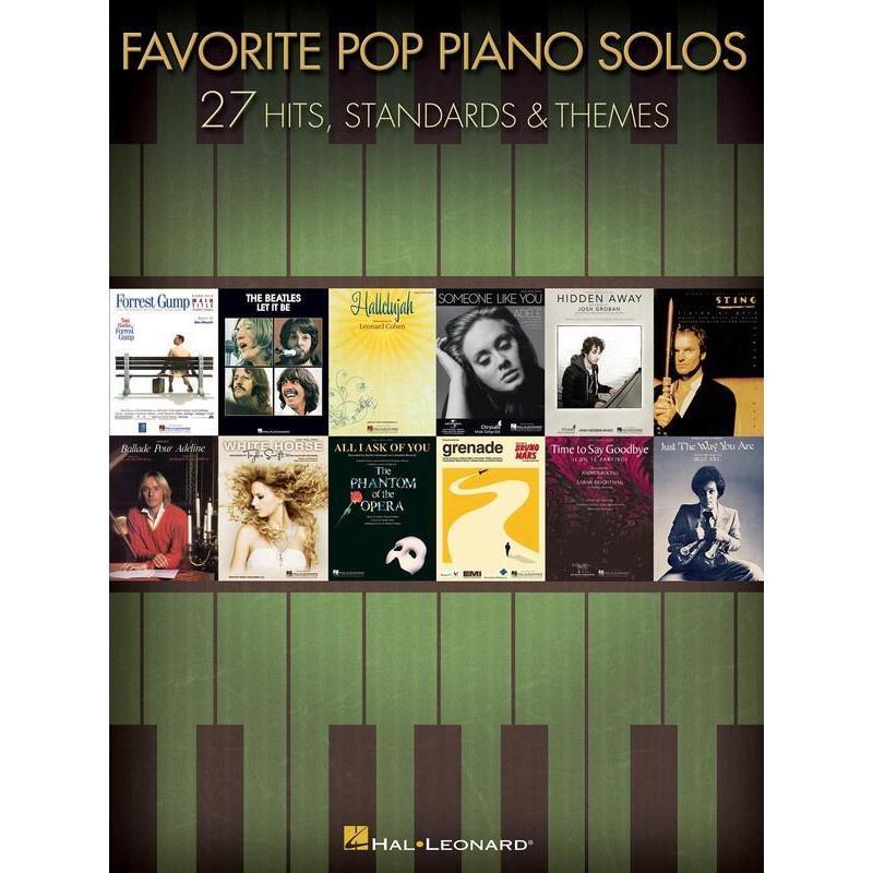 Favorite Pop Piano Solos-Sheet Music-Hal Leonard-Logans Pianos