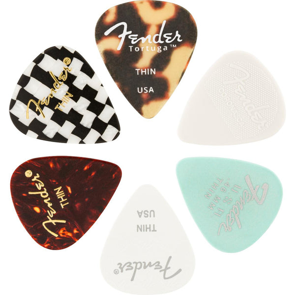 Fender 351 Guitar Pick Medley - 6 Pack-Guitar & Bass-Fender-Thin-Logans Pianos