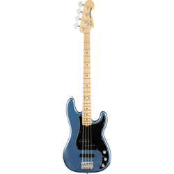 Fender American Performer Precision Bass-Guitar & Bass-Fender-Maple-Satin Lake Placid Blue-Logans Pianos