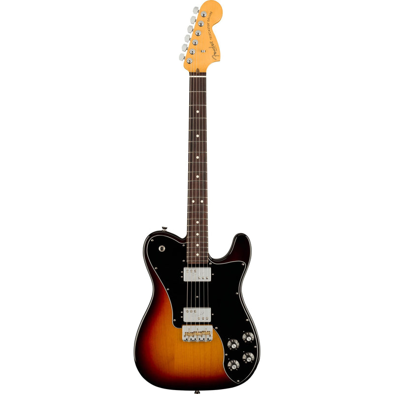 Fender American Professional II Telecaster Deluxe-Guitar & Bass-Fender-Maple-Miami Blue-Logans Pianos