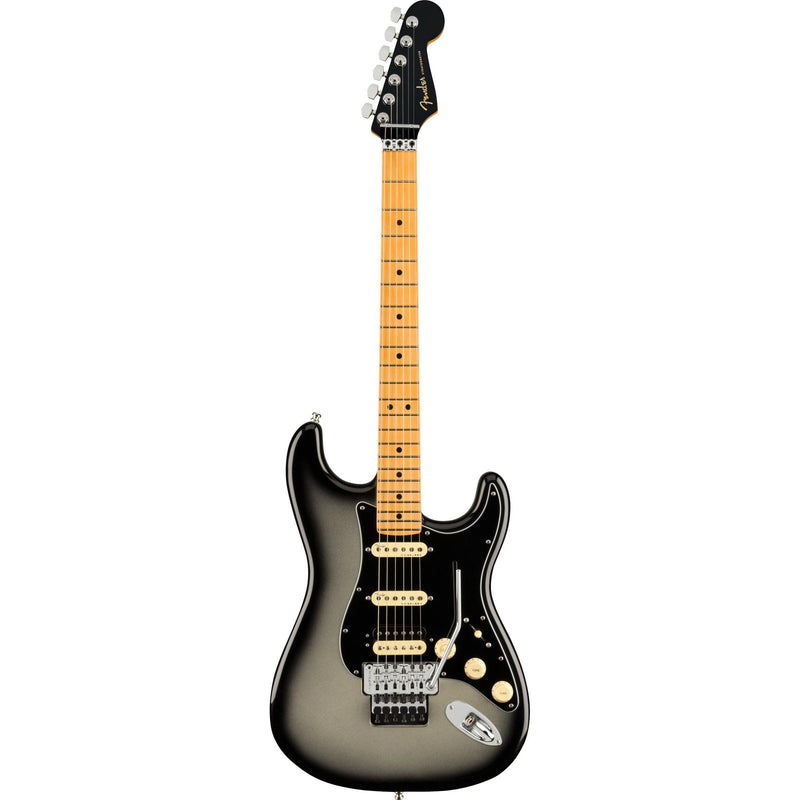 Fender American Ultra Luxe Stratocaster Floyd Rose HSS Electric Guitar-Guitar & Bass-Fender-Maple-Silverburst-Logans Pianos