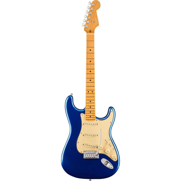 Fender American Ultra Stratocaster Electric Guitar-Guitar & Bass-Fender-Maple-Cobra Blue-Logans Pianos