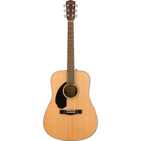 Fender CD-60S Dreadnought Left Handed Acoustic Guitar-Guitar & Bass-Fender-Natural-Logans Pianos