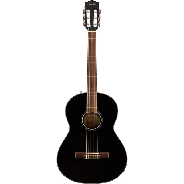Fender CN-60S Nylon String Guitar-Guitar & Bass-Fender-Black-Logans Pianos