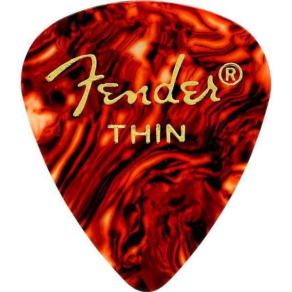 Fender Classic Guitar Picks - 12 Pack-Guitar & Bass-Fender-Thin-Logans Pianos