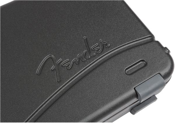 Fender Deluxe Moulded Guitar Case Strat/Tele-Guitar & Bass-Fender-Black/Grey-Logans Pianos