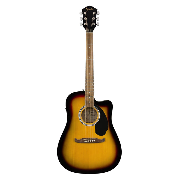 Fender FA-125CE Acoustic Electric Guitar-Guitar & Bass-Fender-Sunburst-Logans Pianos