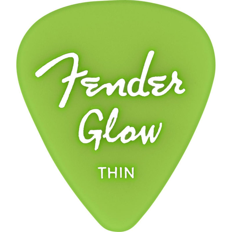 Fender Glow in the Dark Guitar Picks - 12 Pack-Guitar & Bass-Fender-Logans Pianos