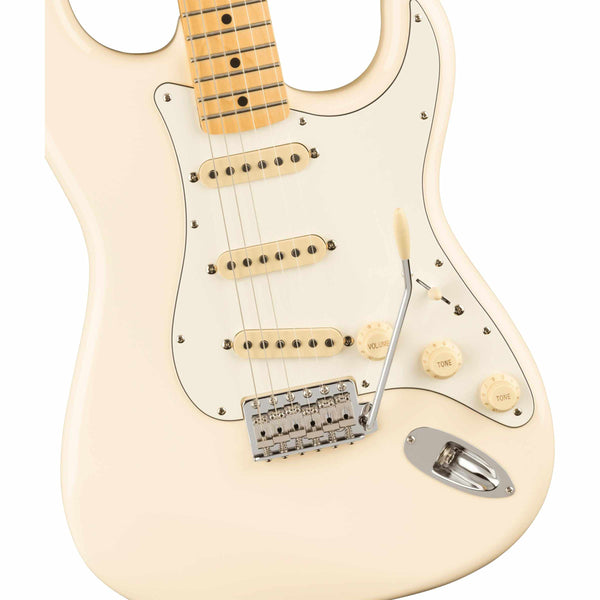 Fender JV Modified '60s Stratocaster Electric Guitar-Guitar & Bass-Fender-Olympic White-Logans Pianos