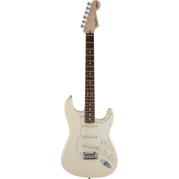 Fender Jeff Beck Stratocaster Electric Guitar-Guitar & Bass-Fender-Olympic White-Logans Pianos