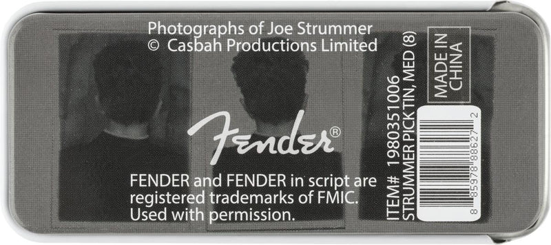 Fender Joe Strummer Pick Tin - 8 Pack-Guitar & Bass-Fender-Logans Pianos