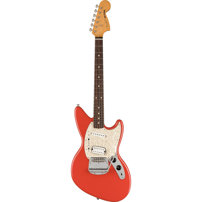 Fender Kurt Cobain Jagstang Electric Guitar-Guitar & Bass-Fender-Fiesta Red-Logans Pianos