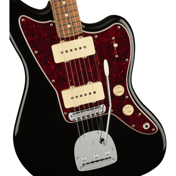 Fender Limited Edition Player Jazzmaster Electric Guitar-Guitar & Bass-Fender-Black-Pau Ferro-Logans Pianos