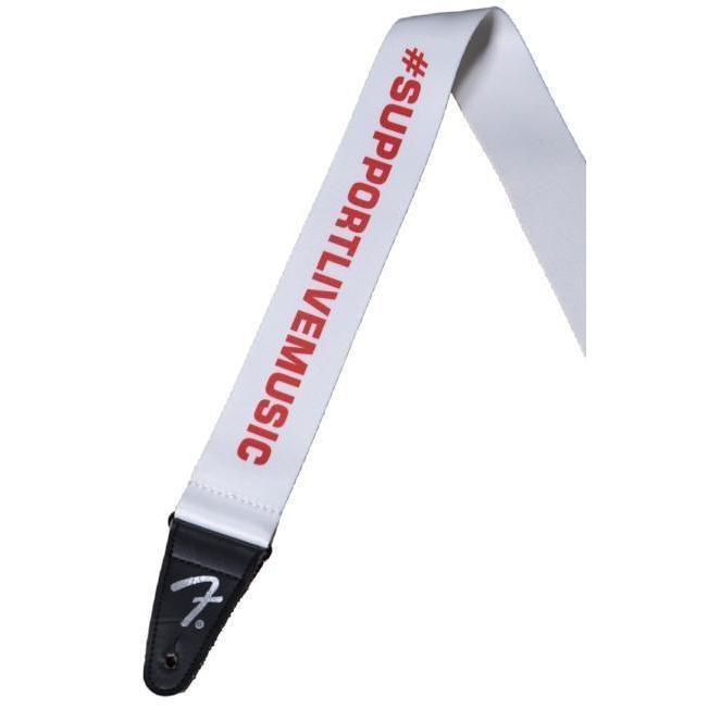 Fender Limited Edition Support Act Guitar Strap-Guitar & Bass-Fender-Yellow/Green-Logans Pianos