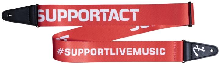 Fender Limited Edition Support Act Guitar Strap-Guitar & Bass-Fender-Yellow/Green-Logans Pianos