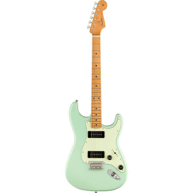Fender Noventa Stratocaster Electric Guitar-Guitar & Bass-Fender-Maple-Surf Green-Logans Pianos