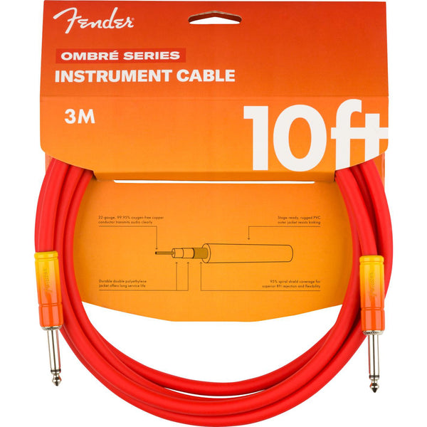 Fender Ombré Instrument Cable-Guitar & Bass-Fender-Tequila Sunrise-Logans Pianos