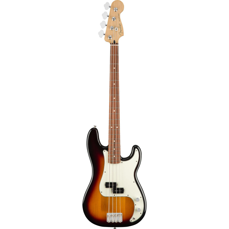 Fender Player Precision Bass-Guitar & Bass-Fender-Pau Ferro-3 Colour Sunburst-Logans Pianos