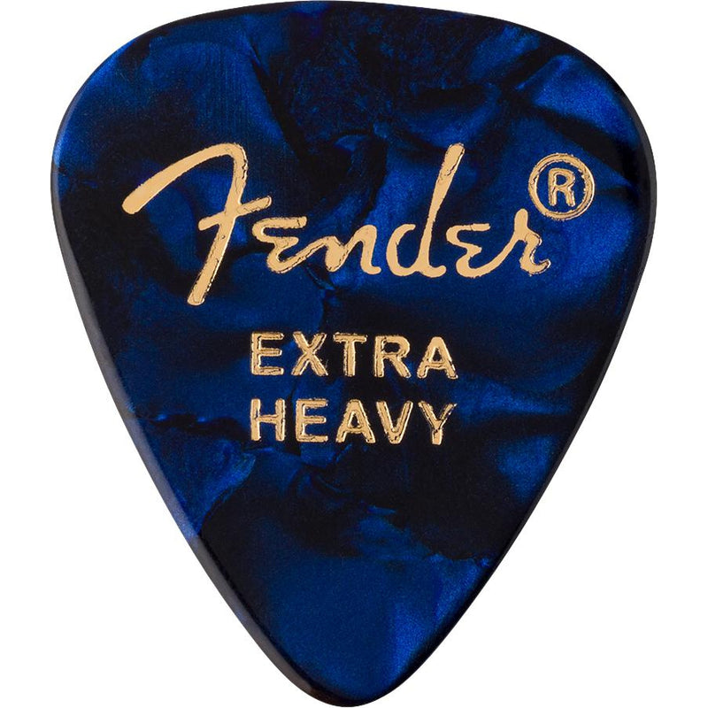 Fender Premium Guitar Picks - 12 Pack-Guitar & Bass-Fender-Extra Heavy-Blue Moto-Logans Pianos