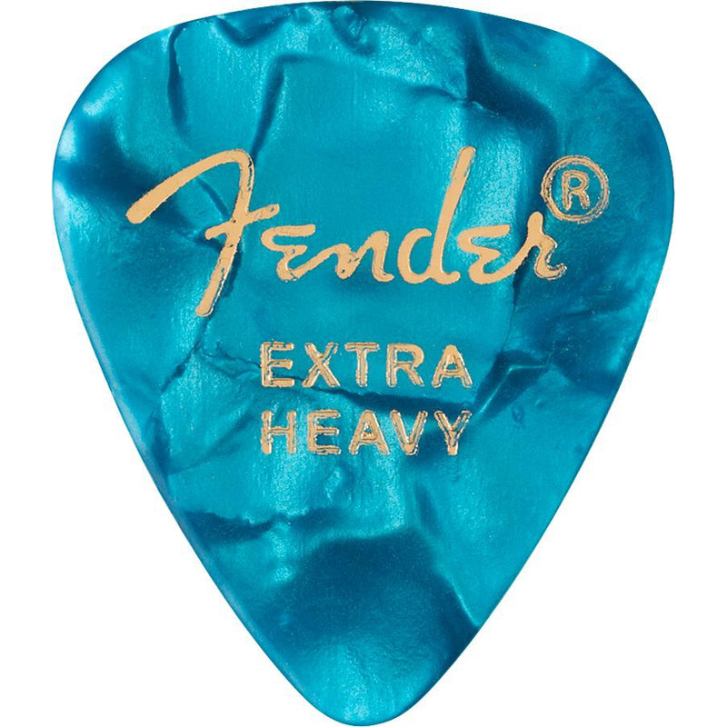 Fender Premium Guitar Picks - 12 Pack-Guitar & Bass-Fender-Extra Heavy-Ocean Turquoise-Logans Pianos