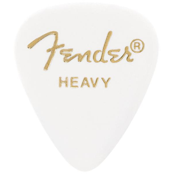 Fender Premium Guitar Picks - 12 Pack-Guitar & Bass-Fender-Heavy-White-Logans Pianos