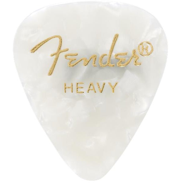 Fender Premium Guitar Picks - 12 Pack-Guitar & Bass-Fender-Heavy-White Moto-Logans Pianos