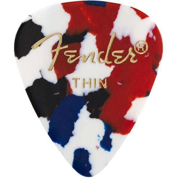 Fender Premium Guitar Picks - 12 Pack-Guitar & Bass-Fender-Thin-Blue Moto-Logans Pianos