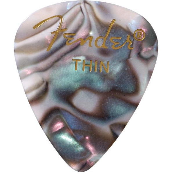 Fender Premium Guitar Picks - 12 Pack-Guitar & Bass-Fender-Thin-Blue Moto-Logans Pianos