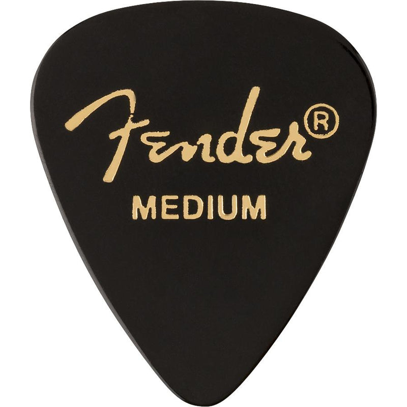 Fender Premium Guitar Picks - 12 Pack-Guitar & Bass-Fender-Medium-Black-Logans Pianos