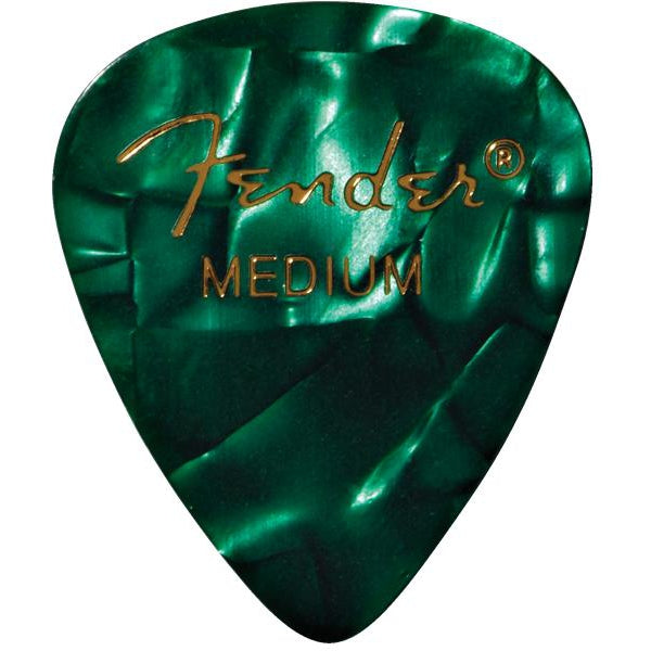Fender Premium Guitar Picks - 12 Pack-Guitar & Bass-Fender-Medium-Green Moto-Logans Pianos
