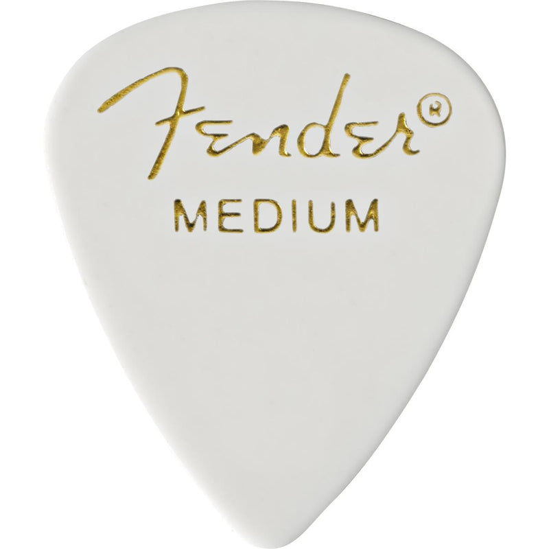 Fender Premium Guitar Picks - 12 Pack-Guitar & Bass-Fender-Medium-White-Logans Pianos