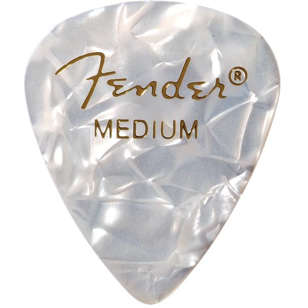 Fender Premium Guitar Picks - 12 Pack-Guitar & Bass-Fender-Medium-White Moto-Logans Pianos