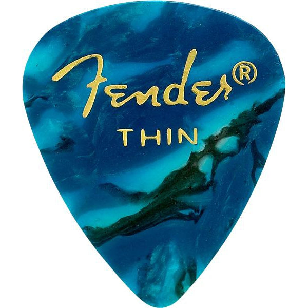 Fender Premium Guitar Picks - 12 Pack-Guitar & Bass-Fender-Thin-Ocean Turquoise-Logans Pianos