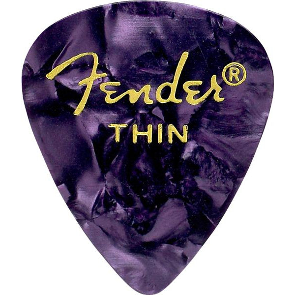 Fender Premium Guitar Picks - 12 Pack-Guitar & Bass-Fender-Thin-Purple Moto-Logans Pianos