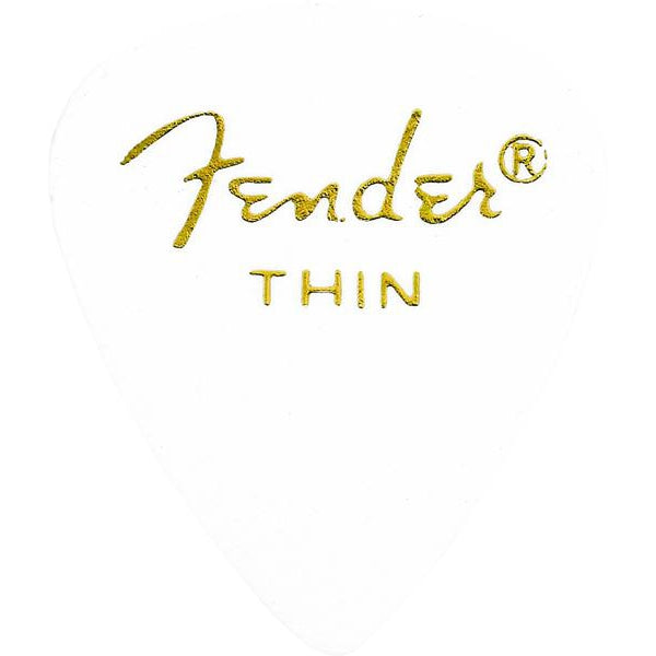 Fender Premium Guitar Picks - 12 Pack-Guitar & Bass-Fender-Thin-White-Logans Pianos