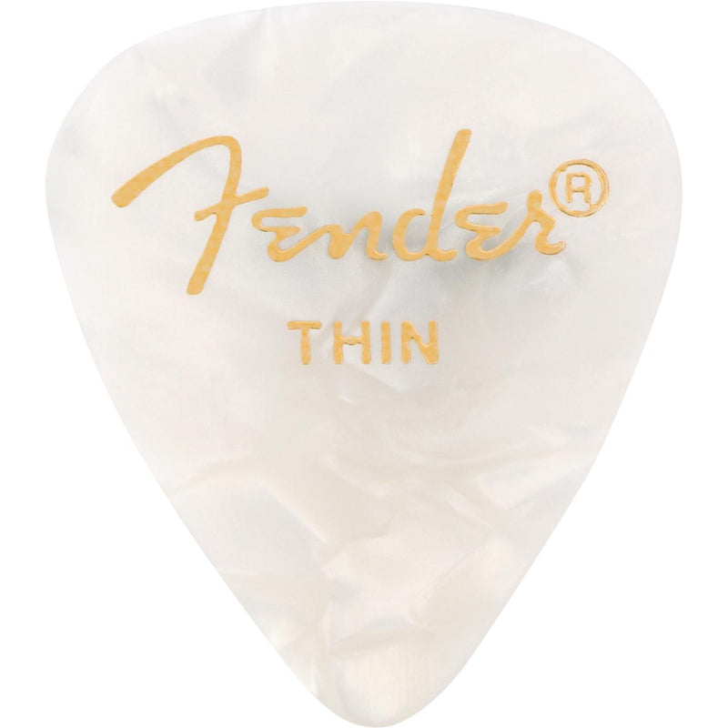 Fender Premium Guitar Picks - 12 Pack-Guitar & Bass-Fender-Thin-White Moto-Logans Pianos