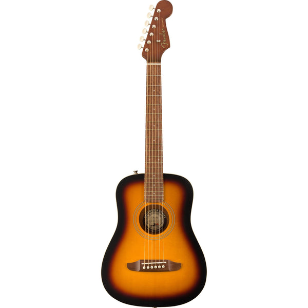 Fender Redondo Mini Acoustic Guitar-Guitar & Bass-Fender-Sunburst-Logans Pianos