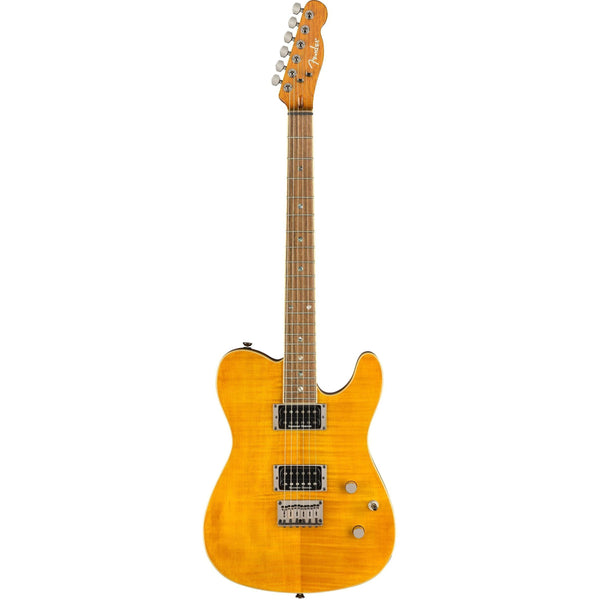 Fender Special Edition Custom Telecaster FMT HH Electric Guitar-Guitar & Bass-Fender-Amber-Logans Pianos
