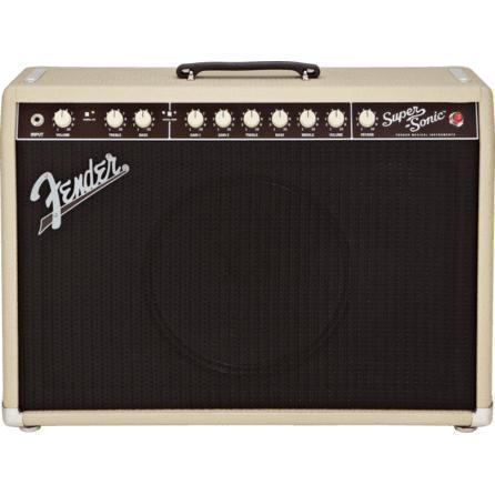 Fender SuperSonic 22 Combo Guitar Amp-Guitar & Bass-Fender-Blonde/Oxblood-Logans Pianos