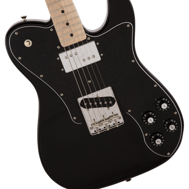 Fender Traditional 70s Telecaster Custom Electric Guitar-Guitar & Bass-Fender-Black-Logans Pianos