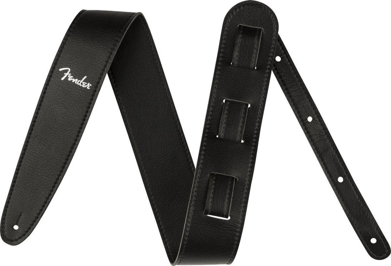 Fender Vegan Leather Guitar Strap-Guitar & Bass-Fender-Black-Logans Pianos