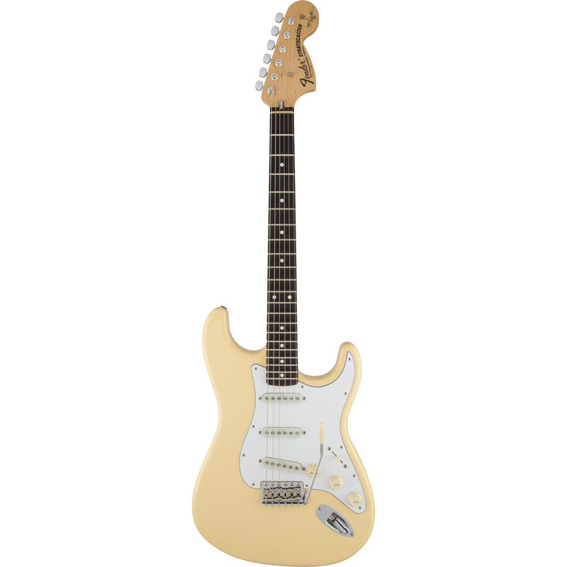 Fender Yngwie Malmsteen Stratocaster-Guitar & Bass-Fender-Rosewood-Vintage White-Logans Pianos