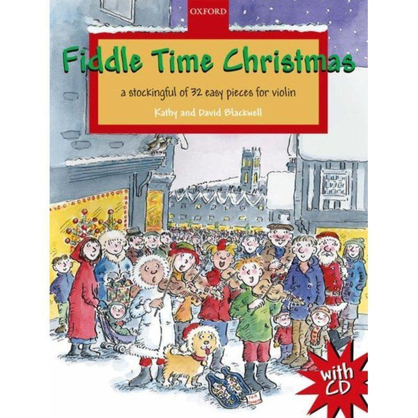 Fiddle Time Christmas Book/CD-Sheet Music-Oxford University Press-Logans Pianos