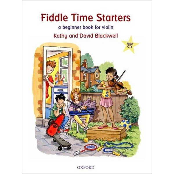 Fiddle Time Starters Book/CD-Sheet Music-Oxford University Press-Logans Pianos
