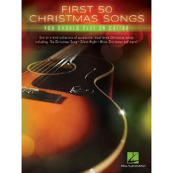 First 50 Christmas Songs You Should Play on Guitar-Sheet Music-Hal Leonard-Logans Pianos