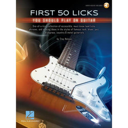 First 50 Licks You Should Play on Guitar-Sheet Music-Hal Leonard-Logans Pianos